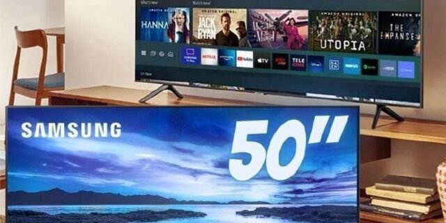 Smart TV LED 50″ 4K UHD Samsung UN50AU7700