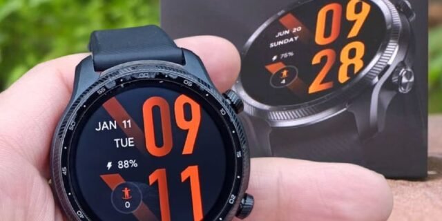 TicWatch Pro 3 Ultra GPS smartwatch relógio inteligente Wear OS Qualcomm