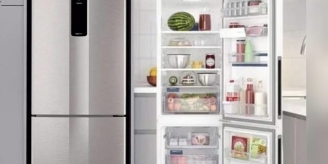 Geladeira Electrolux Inverse Efficient com Autosense 400L Inox Look (DB44S)