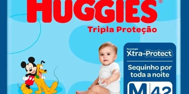 Fralda Huggies Tripla Proteção M – 42 fraldas