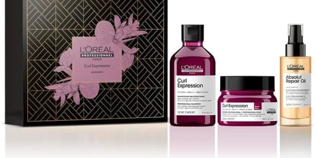 Kit Curl Expression- Shampoo 300ml + Máscara de tratamento Rich 250g + Absolut Repair Óleo 10 em 1-90ml | L’Oréal Professionnel