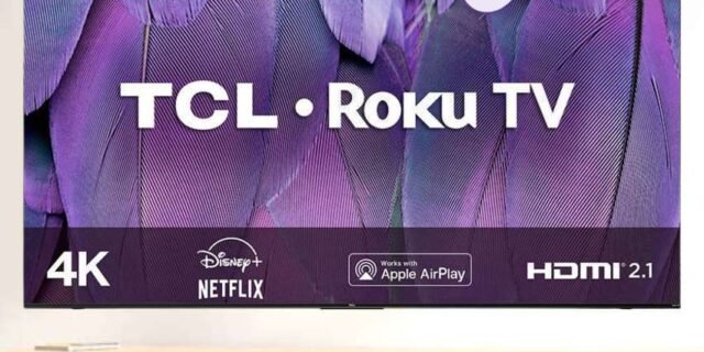 Smart TV LED 50″ 4K TCL Roku TV RP630 WiFi, Dual Band, 4 HDMI, 1 USB, Controle por Aplicativo, Google Assistant, Alexa e Apple Homekit