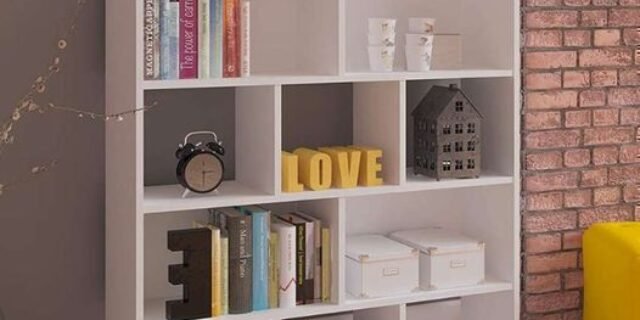 Estante Organizadora com 10 nichos BOOK cor Branco – Artely