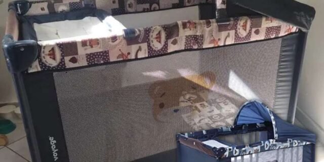 Berço Portátil Funny, Voyage, Azul