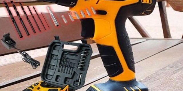 WAP Parafusadeira E Furadeira A Bateria Li-Ion 12V Bpf 12K3 Carregador Bivolt Sem Fio Com Maleta E Kit De 13 Acessórios