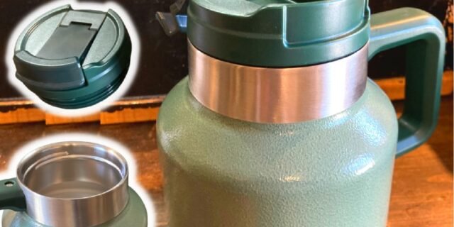 Caneca térmica Stanley 10-02873-037 The Tough-To-Tip Admiral’s Green, Hammertone, 590 ml