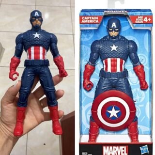Boneco Marvel Olympus Capitão América ou Homem Aranha