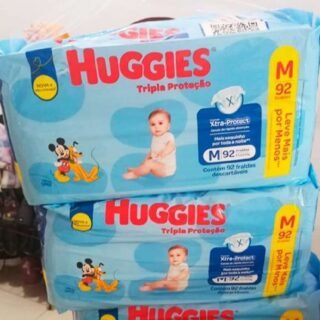 Fralda Huggies Tripla Proteção M – 92 Fraldas