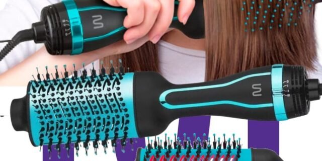 Escova Secadora Oval Multi EB107 1350W Azul – Bivolt