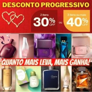 LEVE 3 OU MAIS com 40% de Desconto Real + Cupom de 15%