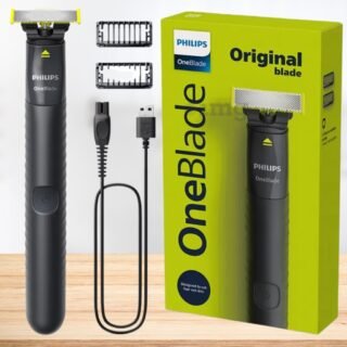 Aparador e raspador OneBlade Philips QP1424/10 com 2 Pentes – Bivolt