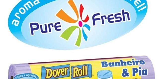 Dover-Roll Odor Defense Banheiro & Pia Lilás, Rolo com 50 Sacos