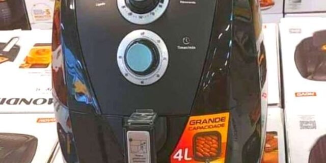Fritadeira Elétrica sem Óleo/Air Fryer Mondial – AFN-40-BF Preta com Timer
