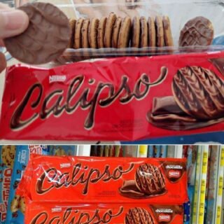 Biscoito, Calipso, Coberto, Chocolate, 130g