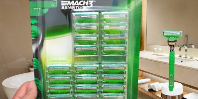 Carga para Aparelho de Barbear Gillette Mach3 Sensitive 20 unidades