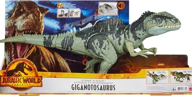 Jurassic World Dinossauro de brinquedo Ataque Giant Dino, Multicolorido, GYC94