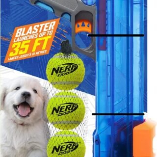 Nerf Dog Brinquedo de cachorro Blaster bola de tênis