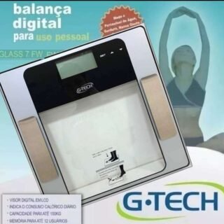 Balança Medição de água, gordura, massa muscular e massa