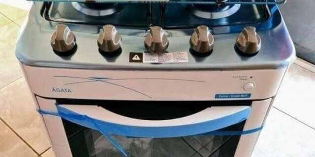 Fogão 4 Bocas Esmaltec Ágata – Acendimento Automático Branco