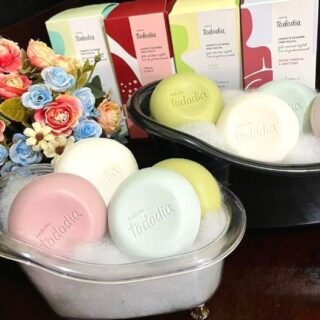 Conjunto de Sabonetes em Barra Tododia (4 Caixas)