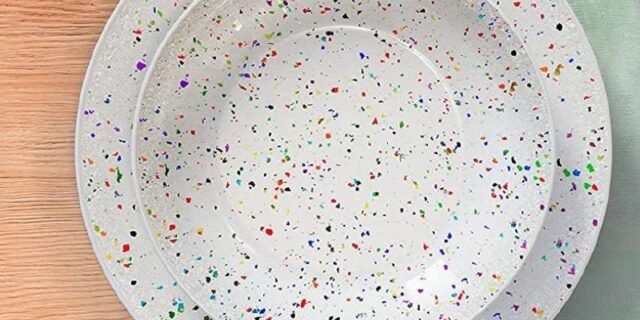 Kit Prato Fundo Tramontina Confetti em Porcelana Decorada 21 cm 06 Peças