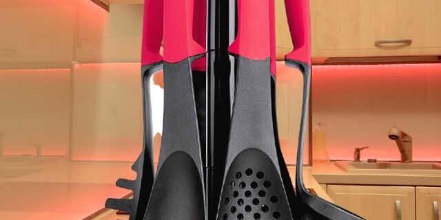 Conjunto de Gadgets de Nylon 7 Peças Euro Vermelho