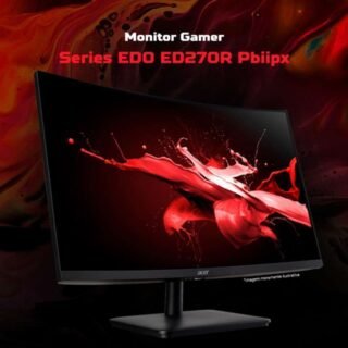 Monitor Gamer Acer 27 LED Full HD Curvo, 165 Hz