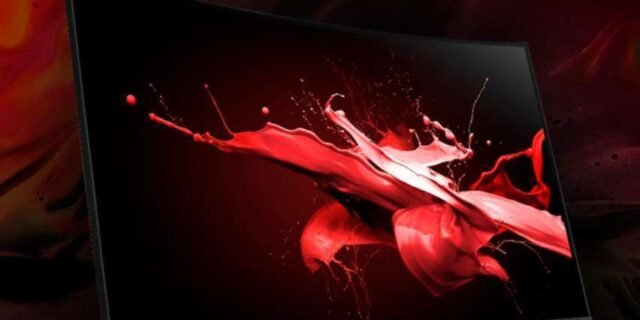 Monitor Gamer Acer 27 LED Full HD Curvo, 165 Hz