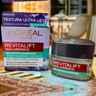 Gel Creme Hidratante Antioleosidade L’Oréal Paris Revitalif Hialurônico 49g