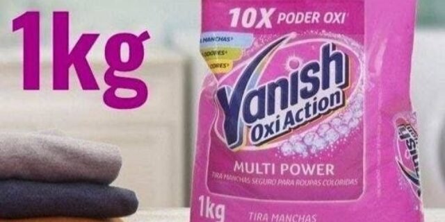Tira Manchas em Pó Vanish Multi Power Oxi Action 1kg Refil Econômico para roupas coloridas