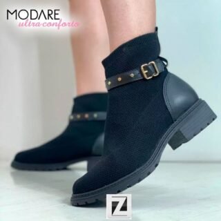 Bota Cano Curto Modare Tratorada Feminina