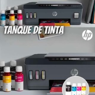 Multifuncional Tanque de Tinta HP Smart Tank 517 Wireless – Impressora, Copiadora e Scanner