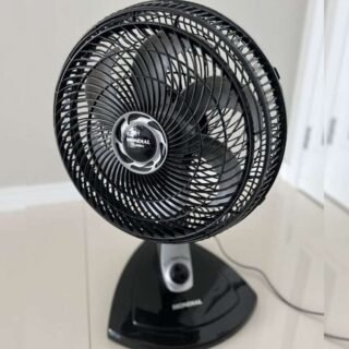 Ventilador de mesa Mondial 110V, 30cm, 6 pás, Turbo – VT-30-NB