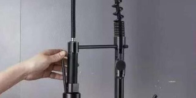 Torneira para Cozinha Gourmet Dupla de Mesa – com Filtro Monocomando Black Nell