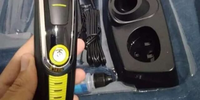 Aparador de Pelos Mondial Super Groom 6 em 1 BG-04 Sem Fio Preto/Verde – Bivolt