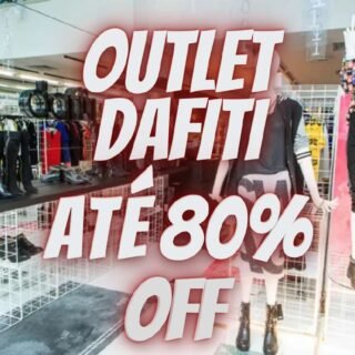 Seleção Outlet com produtos de 50% a 80% OFF