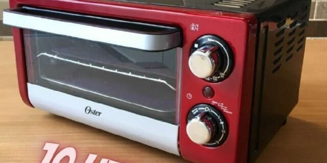 Forno Elétrico Oster Compact, 10L, 110V, Vermelho, 1050W