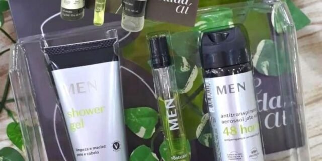 Kit Presente MEN: Desodorante Colônia 10ml + Shower Gel 2 em 1 75g + Antitranspirante Aerossol 31g