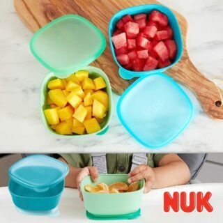 Bowl com Ventosa e Tampa NUK – Neutral 2 Unid