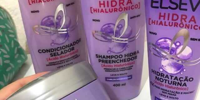 Kit L’Oréal Paris Elseve Hidra Hialurônico – Shampoo + Condicionador + Tratamento + Creme Noturno