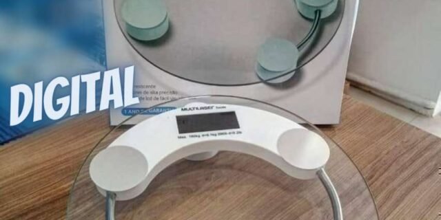 Balança Eatsmart Digital LCD Branca Multilaser