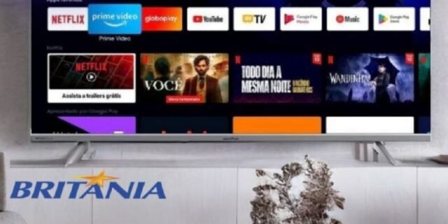 Fast Smart TV Britânia BTV40E3AAGSSGBLF 40” Led