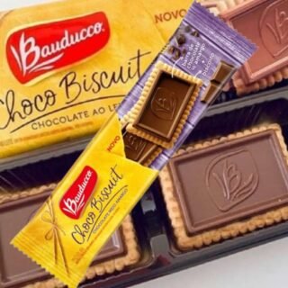 Choco Biscuit Chocolate Meio Amargo Bauducco 80g