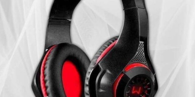 Headset Gamer Rama P3+USB Stereo Adaptador P2 LED Vermelho Warrior – PH219