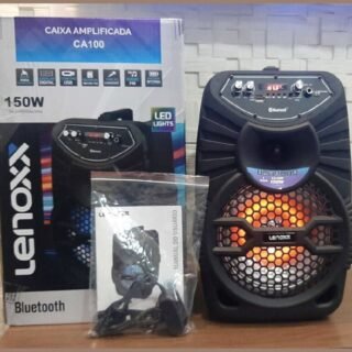 Caixa Amplificada Lenoxx CA 100 com Bluetooth – 120W