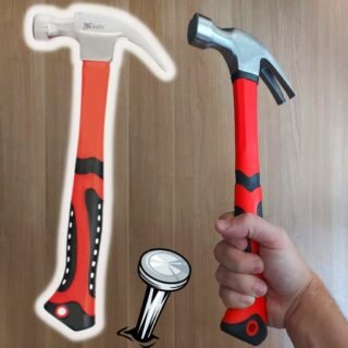 Mtx Martelo Unha 450 G Cabeça 27 Mm Magnetica Cabo Em Fibra