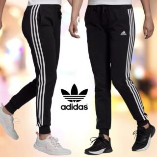 Calça Adidas Essentials 3 Listras Slim Feminina