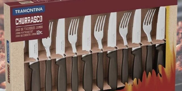 Kit Churrasco Tramontina Plenus Jumbo – 12 Peças