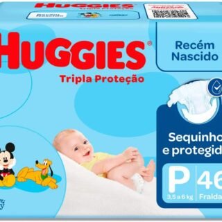 Fralda Huggies Tripla Proteção P – 46 fraldas