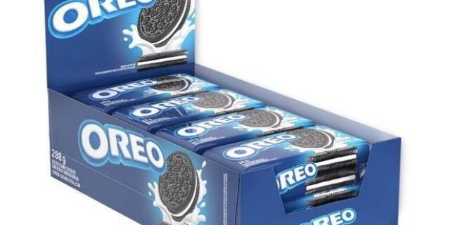Biscoito Recheado Baunilha Original Oreo Display – 36g 8 Unidades